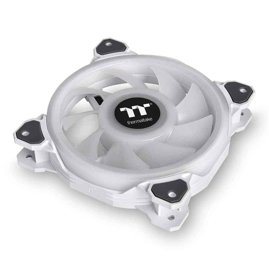 (image for) Thermaltake Riing Quad 120mm White ARGB Fan 3-Pack